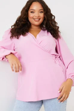 Tie Front Wrap Top|In the Style Hot