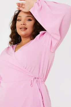 Tie Front Wrap Top|In the Style Hot