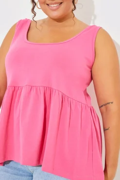 Tie Shoulder Smock Top|In The Style Outlet