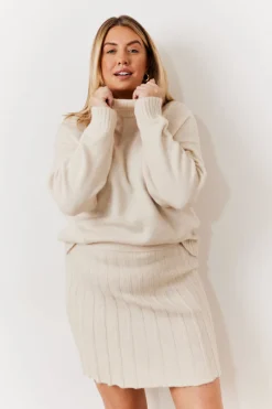 Turtle Neck Co-Ord Jumper|In The Style Hot