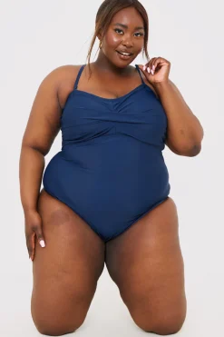 Twist Bust Swimsuit|In the Style Online