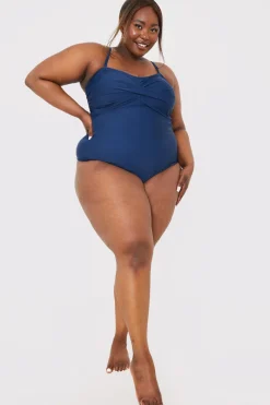 Twist Bust Swimsuit|In the Style Online