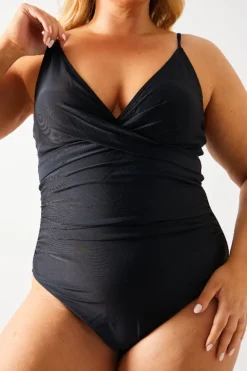 Twist Front Tummy Control Swimsuit|In the Style Best