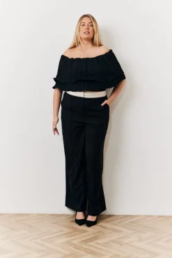 Ultimate Ruffle Bandeau Top|In The Style Outlet