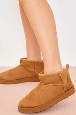Ultra Mini Faux Suede Boot|In The Style Online