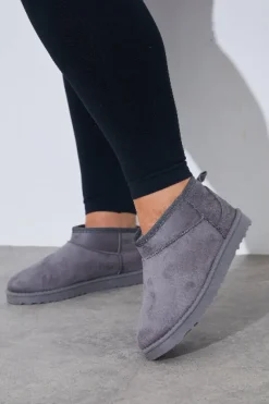 Ultra Mini Faux Suede Boot|In The Style Online