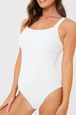 Underbust Seam Control Towelling Swimsuit|In the Style Sale