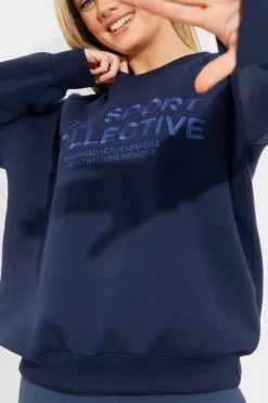 V-Neck Embroidered Sport Collective Jersey Sweater|In The Style Clearance