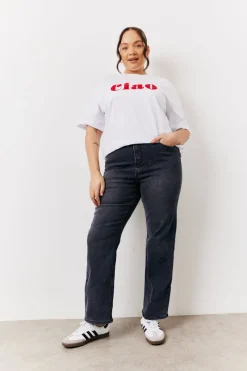 Straight Leg Jeans|In The Style Sale