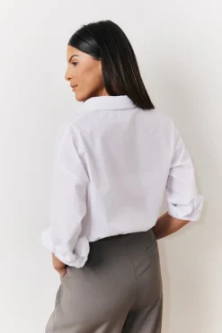 Oversized Poplin Shirt|In The Style Best