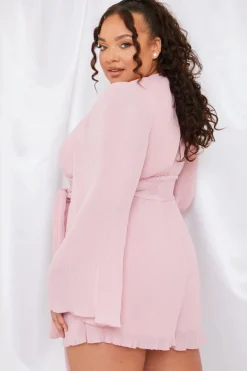 Wrap Belted Playsuit|In the Style Discount