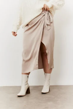 Wrap Midi Skirt|In the Style New