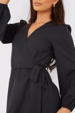 Wrap Waist Midi Dress|In The Style Online