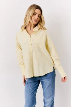 Oversized Stripe Shirt|In The Style Sale